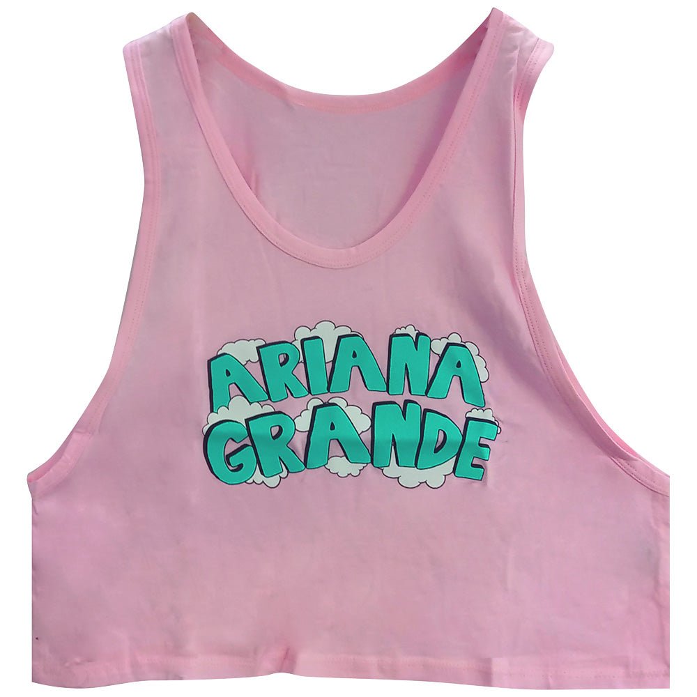 ARIANA GRANDE アリアナグランデ - CLOUDS CROPPED TANK TOP / 限定 / Tシャツ / レディース - PGS